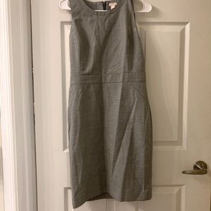 Jcrew suit dress - gray